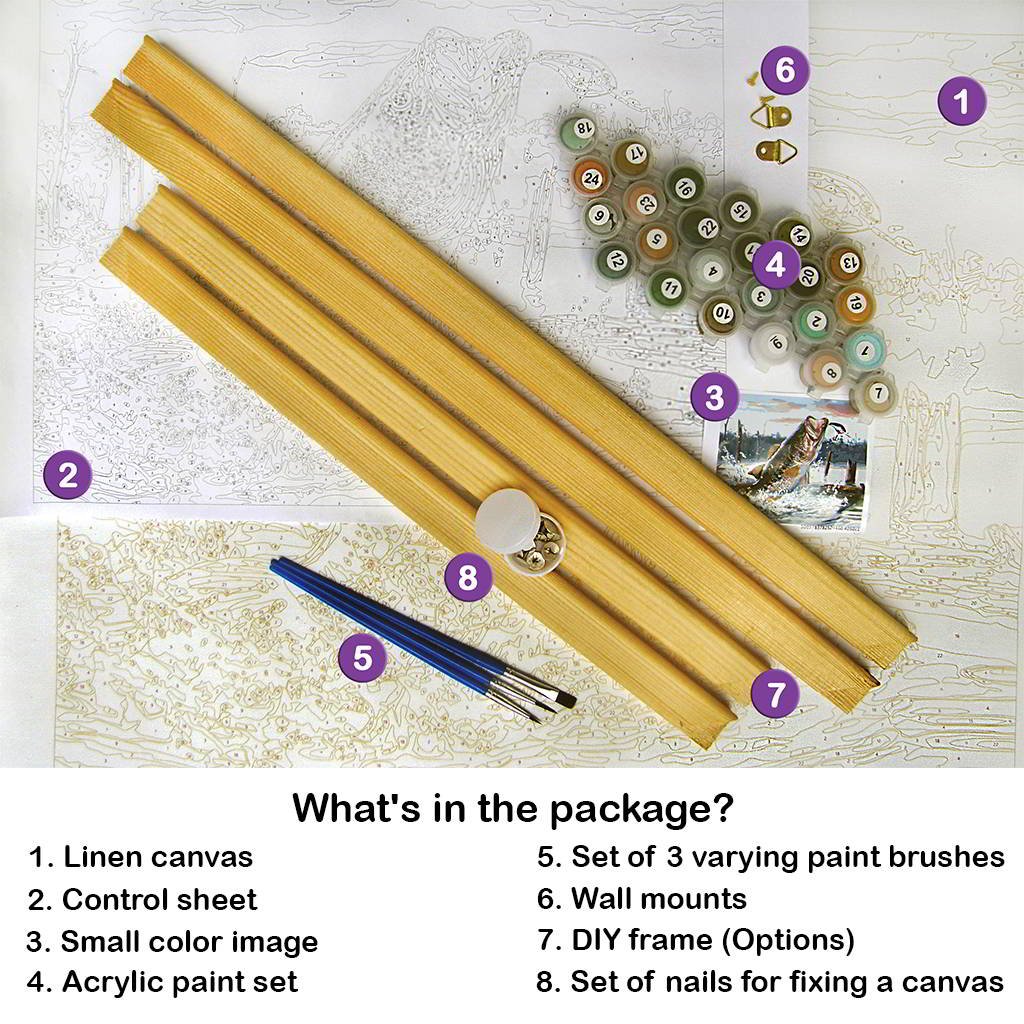 The Persistence of Memory DIY Paint by Numbers Kit Famous Painting on Canvas by Salvador Dali 1931