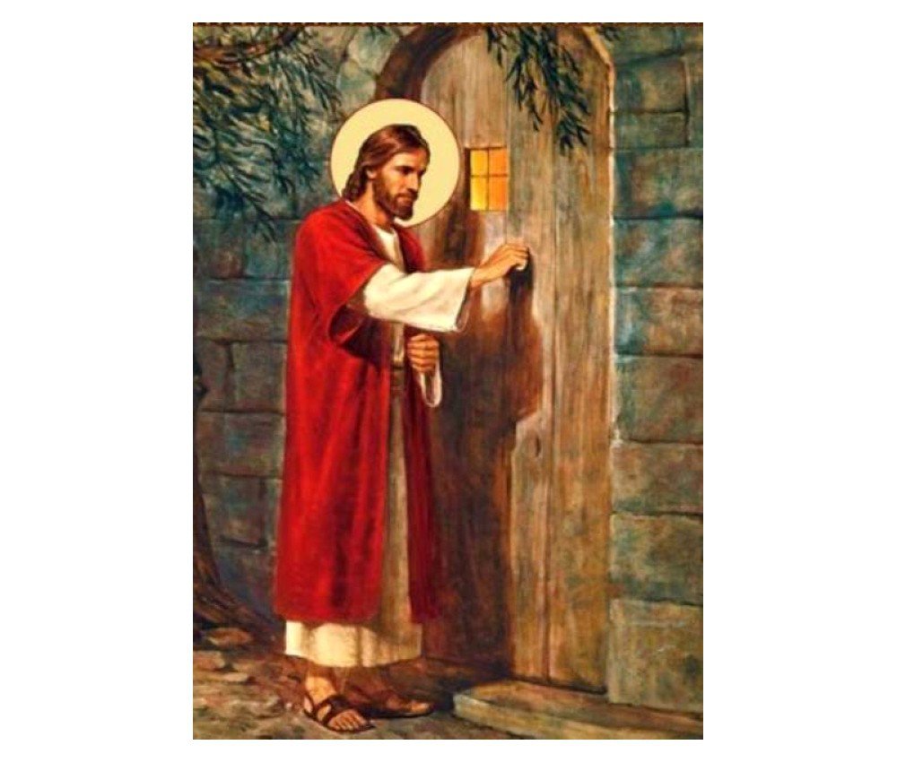 Jesus Christ Knocking The Door DIY Paint by Numbers Kit Religious