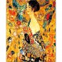 Lady with Fan by Gustav Klimt 1918 - Famous Paintings Paint by Numbers, DIY Art Kits for Adults