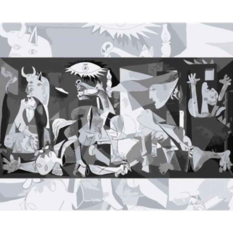 Guernica by Pablo Picasso 1937 Paint by Numbers Famous Paintings