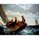 Breezing Up by Winslow Homer 1876 - Paint by Numbers Famous Paintings Marine Art, DIY Kits for Adult