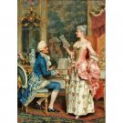 The Singing Lesson by Arturo Ricci - Famous Paintings with Numbers Famous Art Paint by Numbers