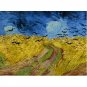 Wheatfield with Crows by Vincent van Gogh 1890 - Paint by Number Famous Paintings DIY Kits for Adult