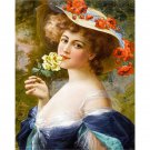 Portrait of a Lady by Emile Vernon - Famous Portrait Painting, Paint by Numbers Famous Paintings