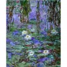 Blue Water Lilies by Claude Monet 1919 - Monet Paint by Numbers, Famous Paintings Paint by Numbers