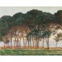 Under the Pine Trees at the End of the Day by Claude Monet 1888 - Famous Paintings Paint by Numbers