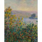 Flower Beds at Vétheuil by Claude Monet 1881 - Paint by Number Famous Paintings, Art Kit for Adults