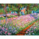 The Artist's Garden at Giverny by Claude Monet 1900 - Famous Paintings Paint by Numbers, DIY Kits