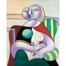 Reading by Pablo Picasso 1932 - Famous Painting Color by Number, Famous Surrealism Paintings