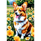 Paint by Numbers Kits - Pembroke Welsh Corgi, Dog Portrait  Paintings by Number, DIY Oil Painting