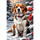 Paint by Numbers - Beagle Dog, Animal Paintings, DIY Acrylic Painting by Number Kit, Pet Portrait