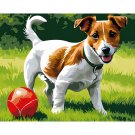 Paint by Numbers - Jack Russell Terrier Dog - Paint by Number Kits, DIY Oil Painting, Pet Portrait Paint by Numbers - Jack Russell Terrier Dog - Paint by Number Kits, DIY Oil Painting, Pet Portrait