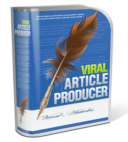 Viral Article Producer / Digital Software / Resell Rights