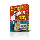 Simple SalesmCopy - Software PLR