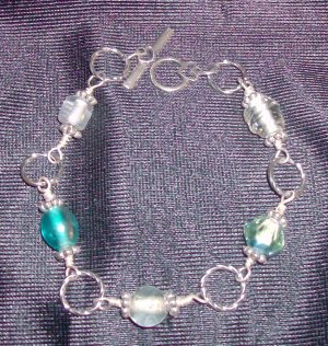 Sterling Silver Wire Wrapped Bracelet