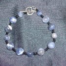 Blue Denim Gemstone Bracelet