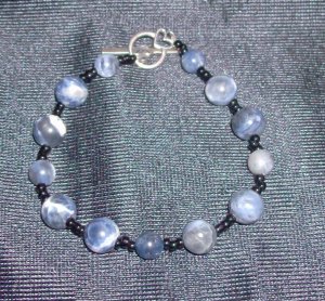 Blue Denim Gemstone Bracelet