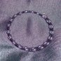 Amethyst Glass Bead Bracelet