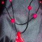 Glass Lampwork Pendant Necklace