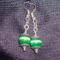 Emerald Tigers Eye Earrings
