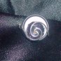 Wire Wrapped Glass Bead and Button Ring