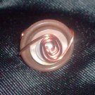 Brown Copper Wrapped Ring