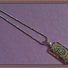 18KRP "Our Love Will" With Smiling Face Design Necklace