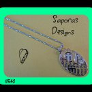 18KRP Forever Half Heart & Angel Wing With Clear Crystal Necklace Unisex