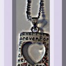 18KRP Forever Heart Design Necklace