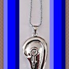18KRP Half Heart Necklace With Boy Sign