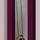 18KRP Heart Design Necklace With Pink & Clear Crystals