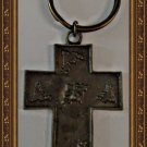Antique Theme Cross Design Keychain
