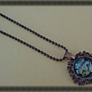 Antique Design Cat / Kitten Theme Necklace