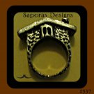 Antique Theme House Design Ring Size 7