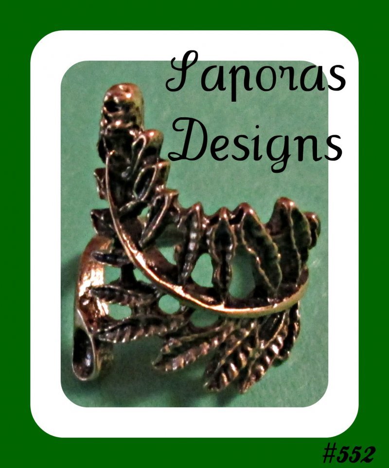 Antique Theme Leaf Design Ring Size 5