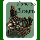 Antique Theme Leaf Design Ring Size 5