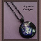 Black Tone Avengers Theme Necklace Unisex