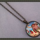 Black Tone Princess Moana/Maui Theme Necklace For Girls