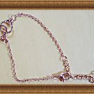 Gold Tone Handcuff Design Anklet Biker Chic Punk Rock Style