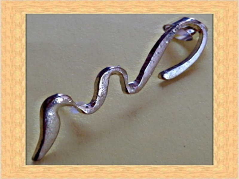 Gold Tone Snake Design Ear Cuff Earring For Pierced Ear Biker Gothic Punk Rock