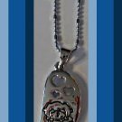 Little Boy Angel With Hearts Design Necklace 18KRP