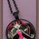 Monster High Draculaura Theme Black Tone Necklace