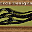 Multi-Layered Brown Leather Bracelet With Braid Infinity & Hand With Hearts Multi-Layered Brown Leather Bracelet With Braid Infinity & Hand With Hearts