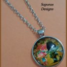 Poppy And Branch The Troll Movie Character Design Necklace Unisex Silver Tone Poppy And Branch The Troll Movie Character Design Necklace Unisex Silver Tone