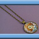 Princess Sofia The First Theme Necklace Antique Bronze In Color For Girls Princess Sofia The First Theme Necklace Antique Bronze In Color For Girls