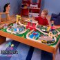 100 pc Ride around Town train set w/table Item # 17836
