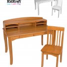 Avalon Desk with Hutch - Honey Item # 26706