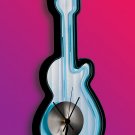 Neon Guitar Clock - Blue Item # LS-C-GUITAR-BU