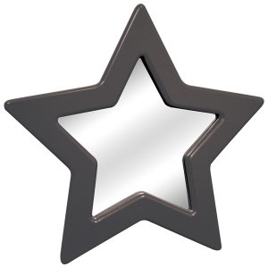 Star Mirror - Black Item # LS-WM STAR BK