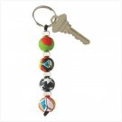 Martini Beaded Keychain Item # 39106